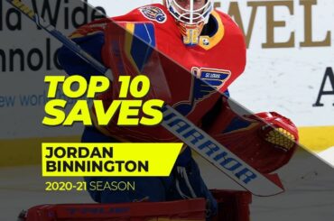 Beaucoup de gros arrêts de Jordan Binnington (@binniner) de la saison dernière pour vous permettre de partir …