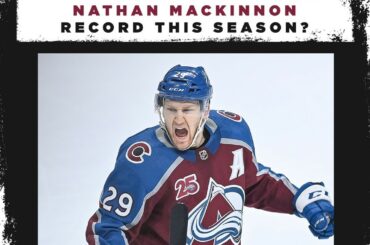 Nathan MacKinnon (@mackinnon29) enregistrera __ points au cours de la saison 2021-22.  ...