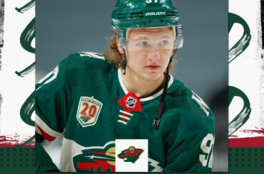 Continuez comme ça Kirill.  Le @minnesotawild a signé le trophée commémoratif Calder 2020-21...
