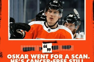 @oskarlindblom reste sans cancer.  (via @philadelphiaflyers)...