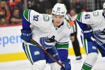 Alerte premier but en carrière !  Félicitations à vous, Vasily Podkolzin (@podkol_).  #NHLface...