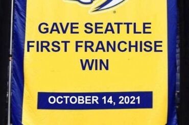 Meilleure bannière à ce jour.  #NHLFaceOff (via @predsnhl)...