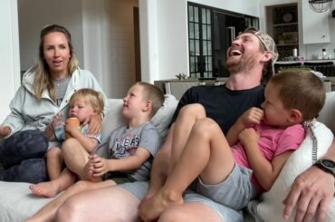 Les fils de Jeff & Julie Petry, c'est autre chose.  #NHLFaceOff Regardez la vidéo complète...