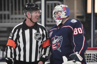 Cette victoire de @bluejacketsnhl était pour Matiss.  #NHLFaceOff...