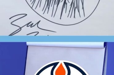 Les joueurs de la LNH qui dessinent les logos de leur équipe sont INESTIMABLES.  ( @sportsnet)...