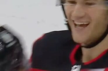 Objectif de carrière n°1 pour Dawson Mercer (@dawson1417) !  #NHLFaceOff...