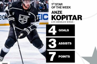 Présentation des premiers trois étoiles de la semaine de la saison !  #NHLFaceOff (via...