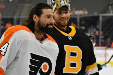 Nate Thompson et Jeremy Swayman font la fierté d'Anchorage, en Alaska !  #NHLonTNT : @n...