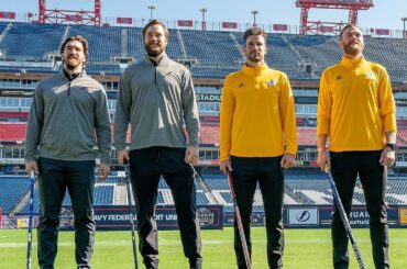 Le compte à rebours pour la série des stades de la LNH @navyfederal 2022 à Nashville est lancé !  ...