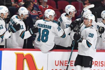 Les @sanjosesharks sont en régulateur de vitesse ce soir.  #NHLFaceOff...