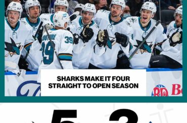 Les @edmontonoilers et @sanjosesharks ont pris un bon départ !  ...