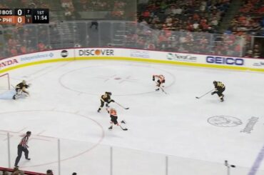 Bon vieux faux passe et tire.  Belle touche, @camatkinson89.  #NHLonTNT : @nhlontn...