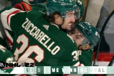 Victoires consécutives dans le cadre supplémentaire pour le @minnesotawild.  Ryan Hartman (@r_h...