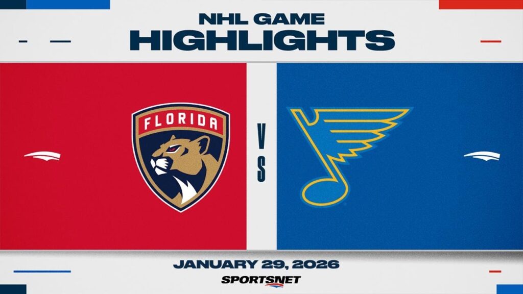 Faits saillants de la LNH | Panthers contre Blues – 29 janvier 2026