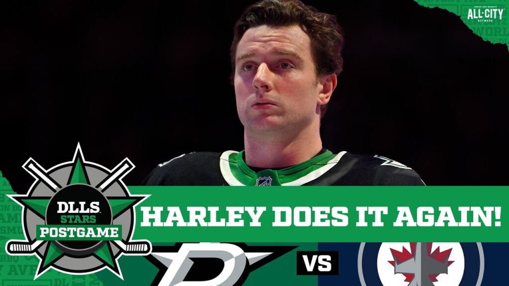 Harley, le héros des heures supplémentaires alors que les Stars de Dallas battent les Jets de Winnipeg 4-3 | DLL ÉTOILES APRÈS LE JEU