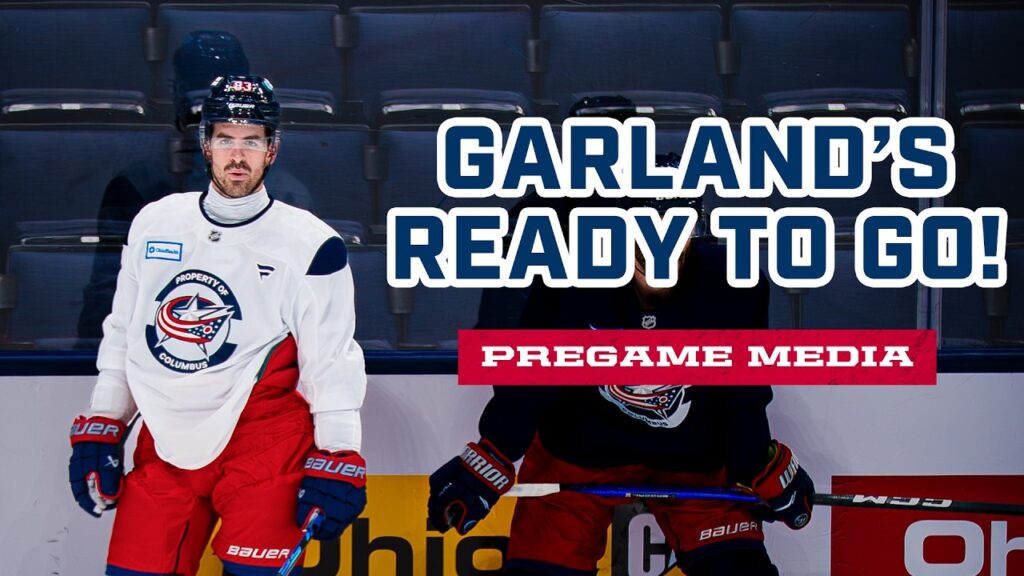 Connor Garland est prêt à faire ses débuts avec les Blue Jackets ! 🤩