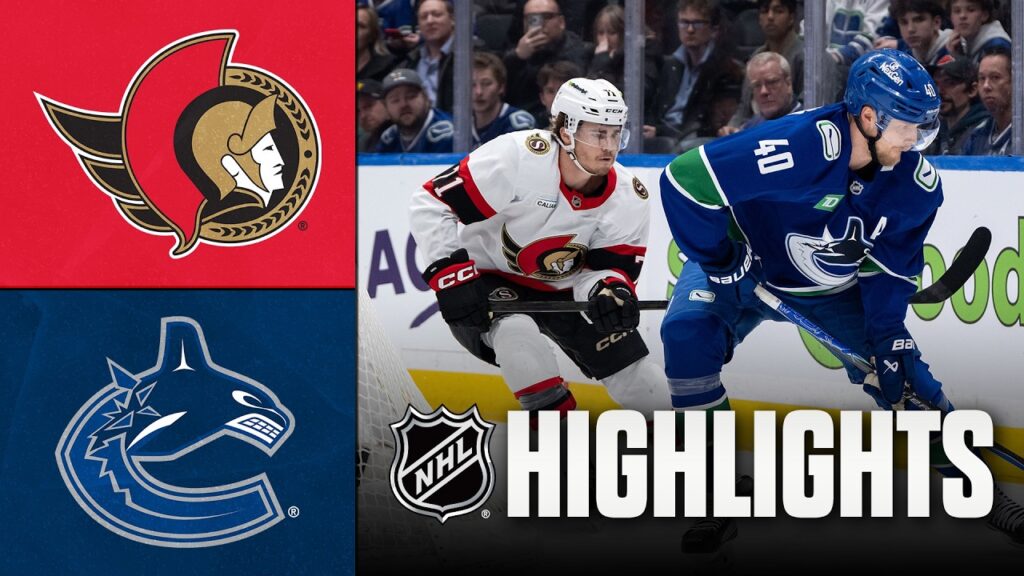 Sénateurs contre Canucks | Faits saillants de la LNH | 09 mars 2026