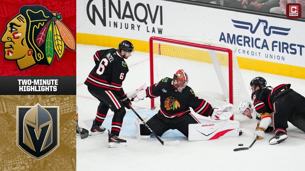 Blackhawks de Chicago contre Golden Knights de Vegas (14/03/26) | Faits saillants du jeu | CHSN Blackhawks