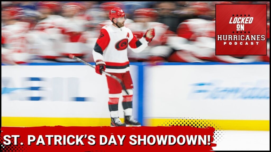 C&rsquo;est une confrontation de la Saint-Patrick pour les Hurricanes de la Caroline contre les Blue Jackets de Columbus