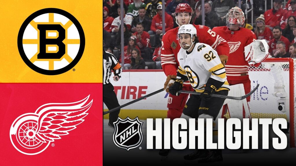 Bruins contre Red Wings | Faits saillants de la LNH | 21 mars 2026