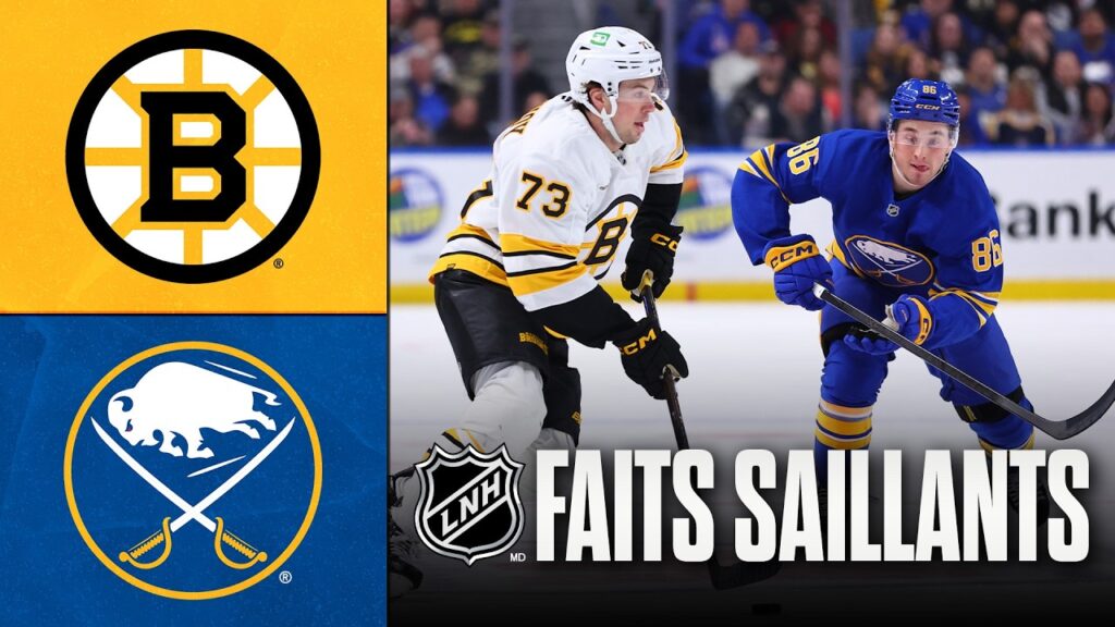 Bruins vs Sabres 25/03/26 | Faits saillants