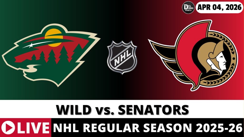 MINNESOTA WILD VS SENATORS D&rsquo;OTTAWA EN DIRECT 🏒 Score du match de la LNH Radio Play-by-Play