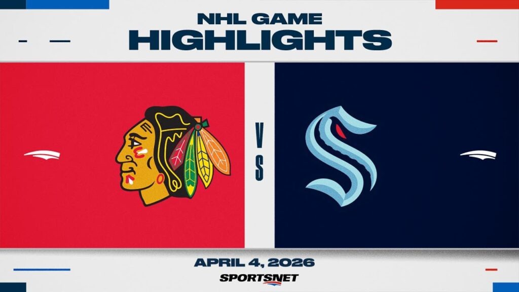 Faits saillants de la LNH | Blackhawks contre Kraken – 4 avril 2026