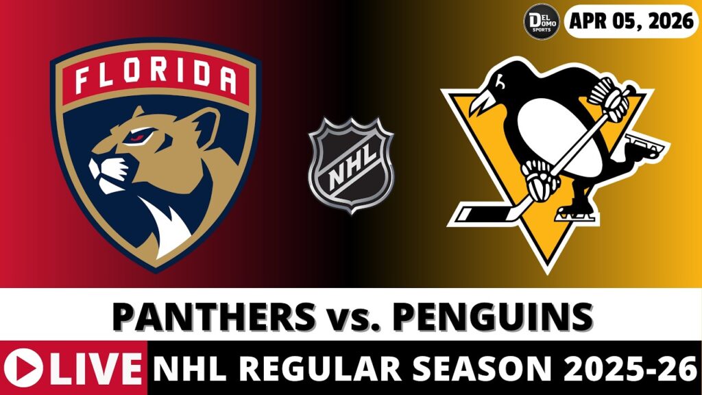 FLORIDA PANTHERS VS PITTSBURGH PENGUINS EN DIRECT 🏒 NHL Game Score Radio Play-by-Play