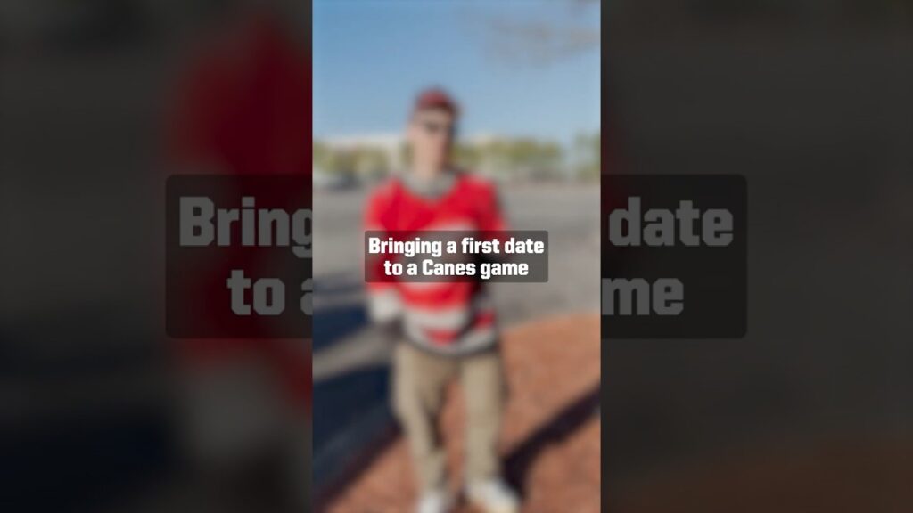 Drapeau rouge ou drapeau vert : amener un premier rendez-vous à un match de Canes