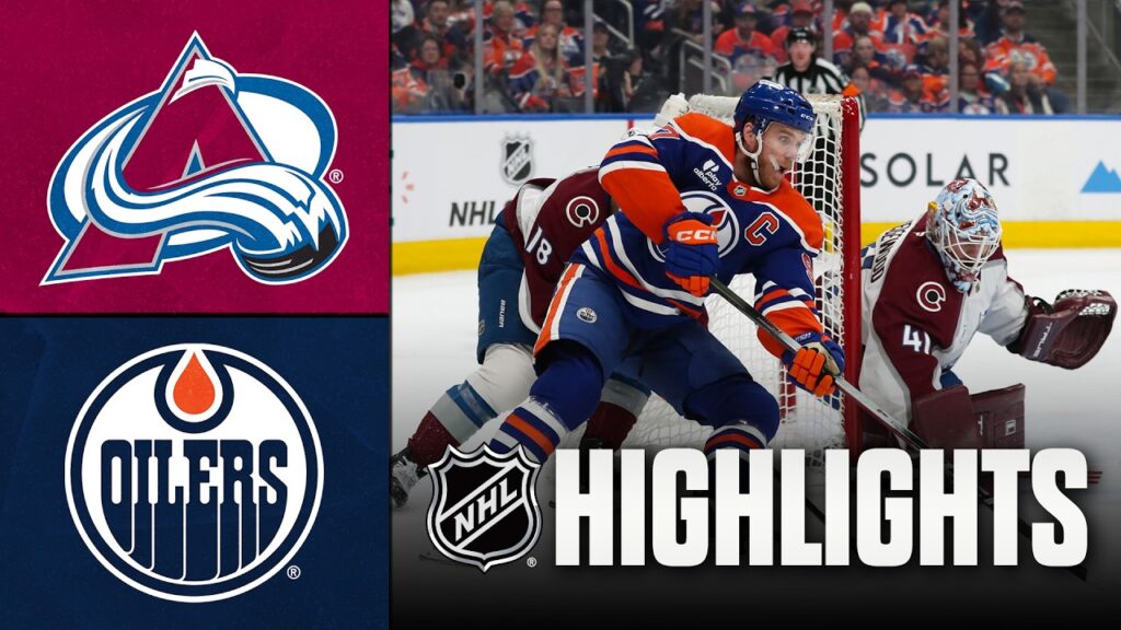 Avalanche contre Oilers | Faits saillants de la LNH | 13 avril 2026