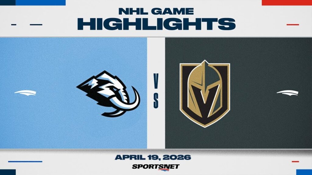 Faits saillants du premier match de la LNH | Mammoth contre Golden Knights – 19 avril 2026