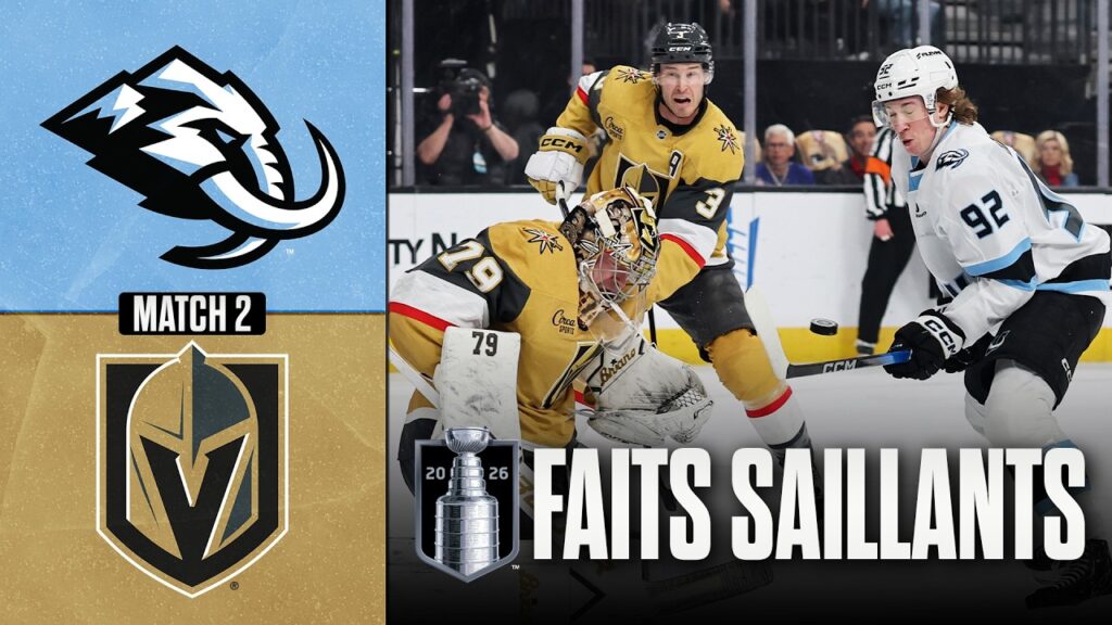 Mammoth vs Golden Knights, match no 2 | 21/04/26 | Faits saillants