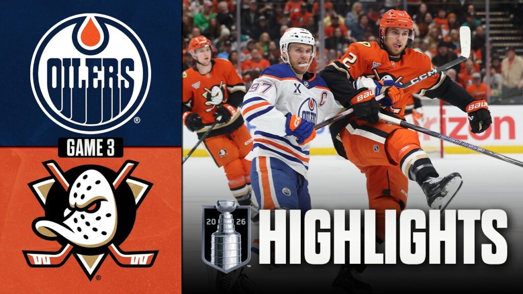 Oilers contre canards | Faits saillants des séries éliminatoires de la LNH | Jeu 3 | 24 avril 2026