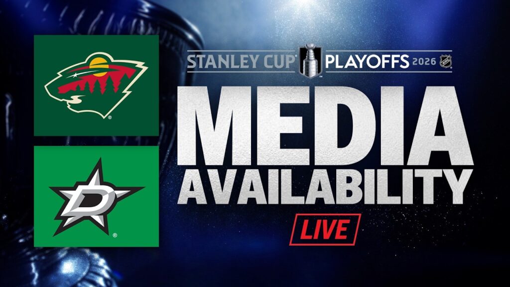 Disponibilité des médias d&rsquo;après-match pour le Minnesota Wild contre les Dallas Stars, match 5