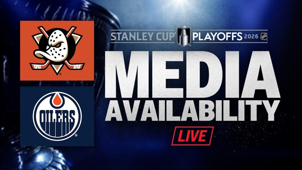 Anaheim Ducks contre Edmonton Oilers Game 5 Disponibilité des médias après le match