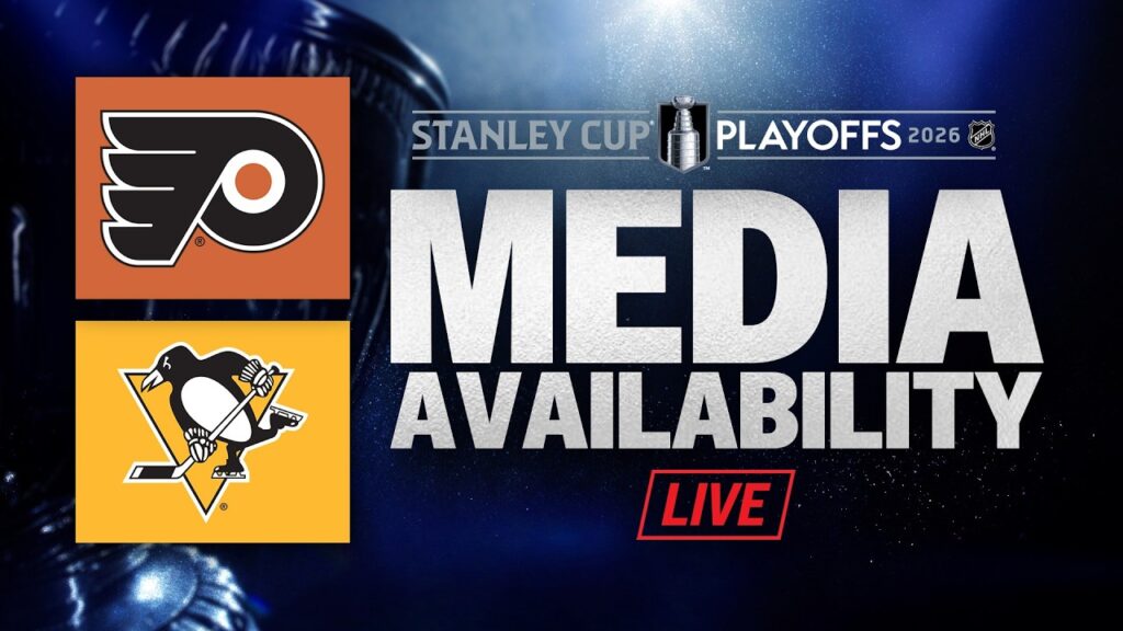 Disponibilité des médias d&rsquo;après-match des Flyers de Philadelphie contre les Penguins de Pittsburgh, match 6