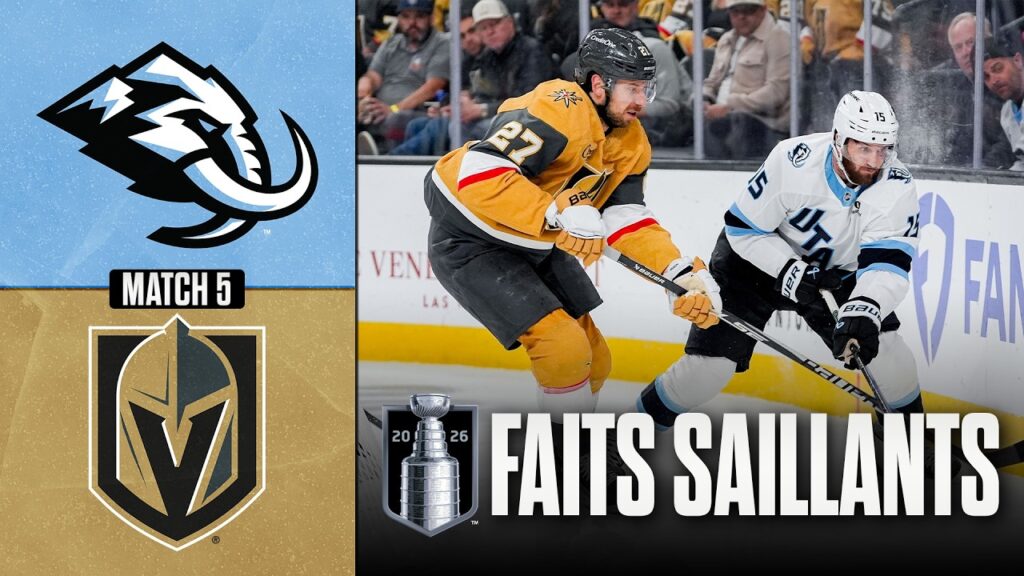 Mammoth vs Golden Knights, match no 5 | 29/04/26 | Faits saillants