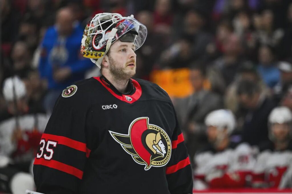 Linus Ullmark avait un .932SV% pendant la série et un GSAx supérieur à 2,10 dans 3 des 4 matchs