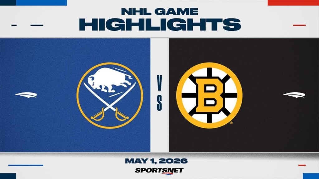 Faits saillants du sixième match de la LNH | Sabres contre Bruins – 1er mai 2026