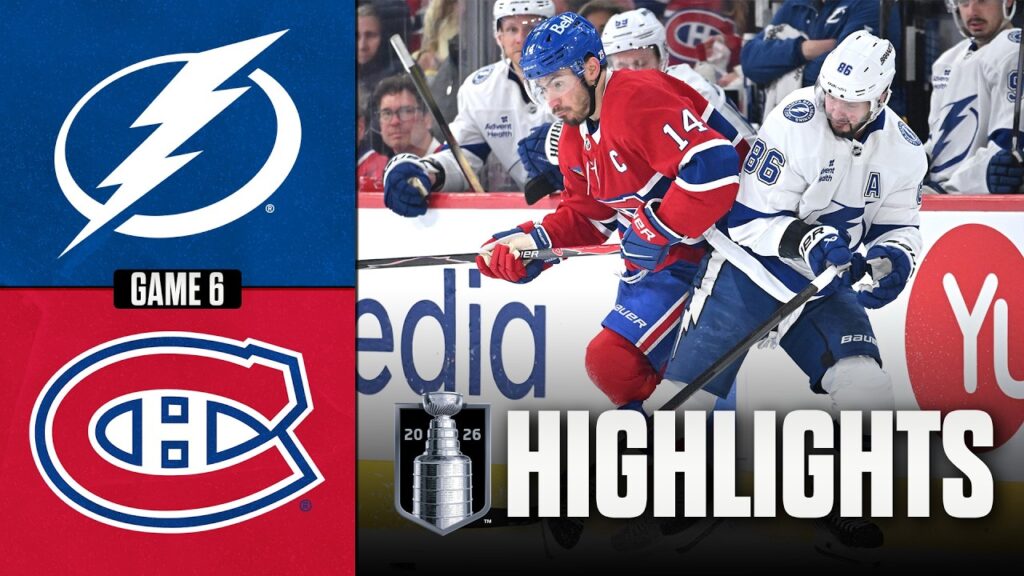 Lightning contre Canadiens | Faits saillants des séries éliminatoires de la LNH | Jeu 6 | 01 mai 2026