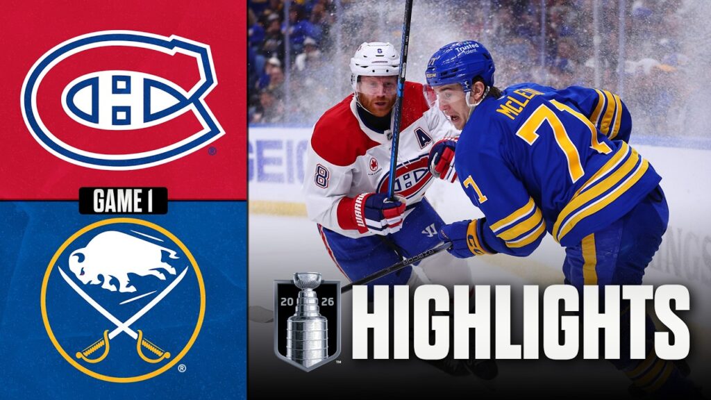 Canadiens contre Sabres | Faits saillants des séries éliminatoires de la LNH | Jeu 1 | 6 mai 2026