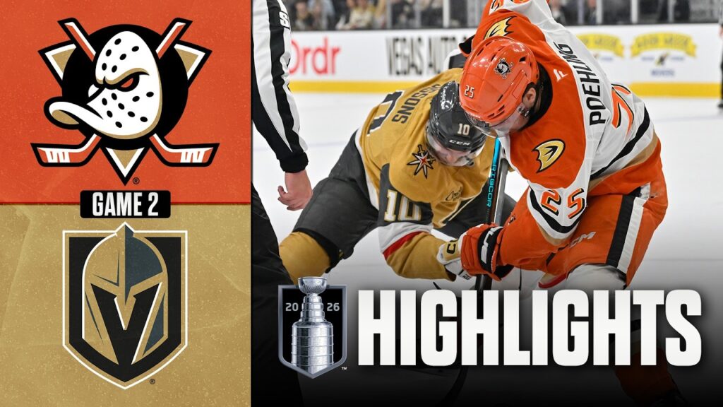 Canards contre Golden Knights | Faits saillants des séries éliminatoires de la LNH | Jeu 2 | 6 mai 2026