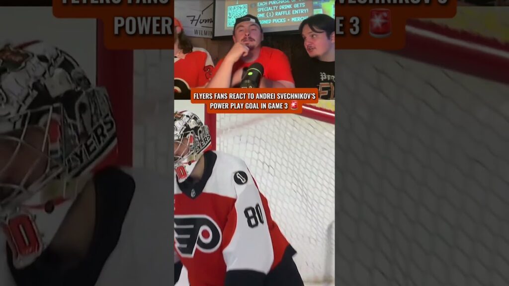 Andrei Svechnikov a fait SILENCE les fidèles de Philly avec un poignard en avantage numérique lors du troisième match 🤫