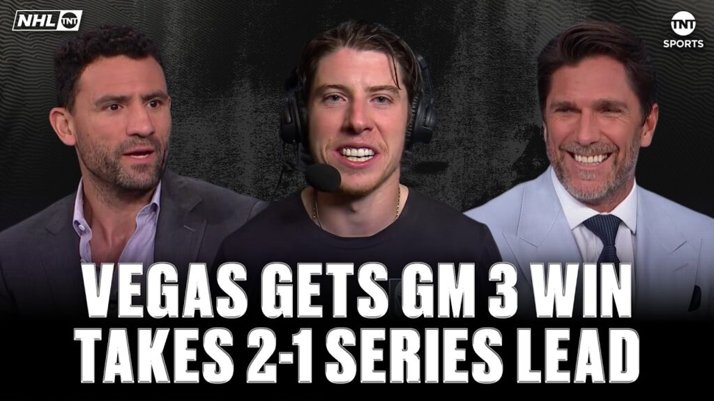 Les Golden Knights remportent une ÉNORME victoire dans le troisième match derrière le premier tour du chapeau de Marner en séries éliminatoires 🙌