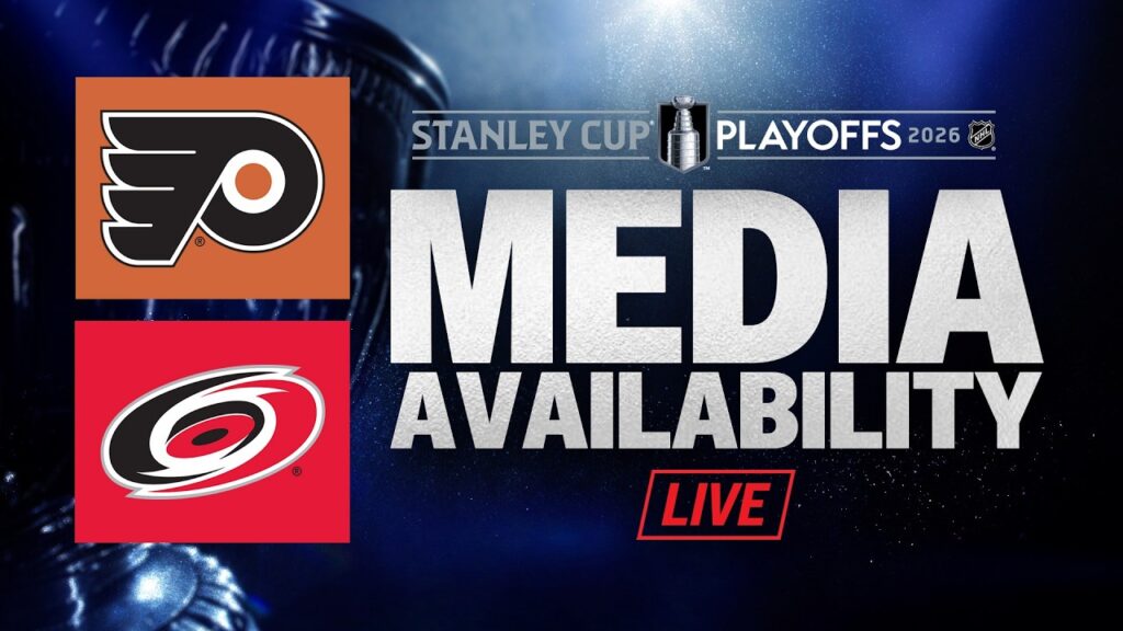 Disponibilité des médias d&rsquo;après-match des Flyers de Philadelphie contre les Hurricanes de la Caroline