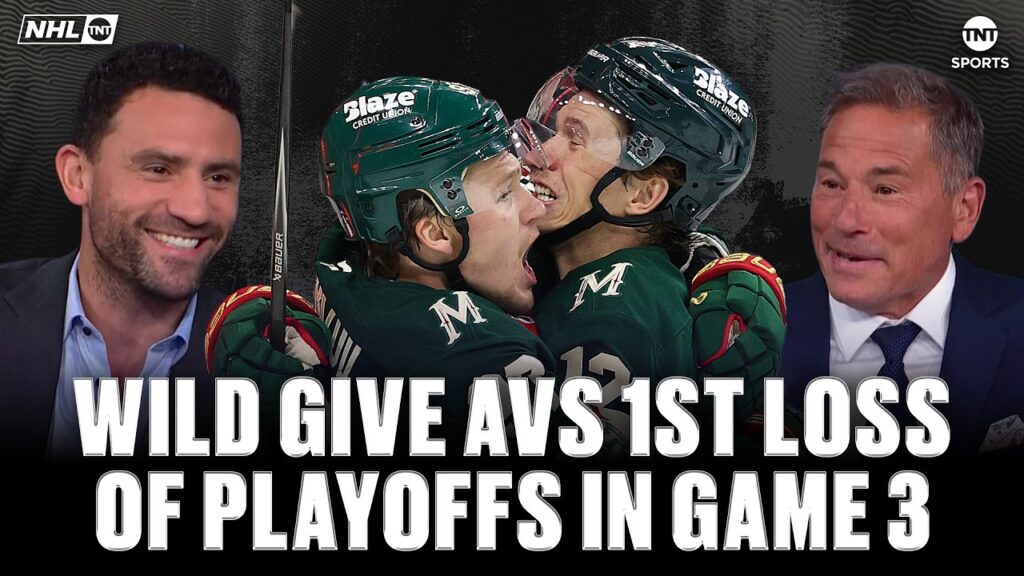 Les Wild du Minnesota sont excités après une victoire dans le troisième match contre Avs 🔥