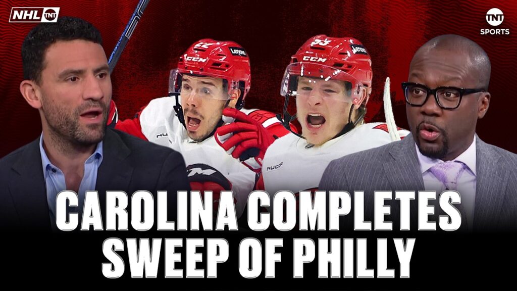 Carolina a l&rsquo;air DOMINANTE en séries éliminatoires 😤 Canes Sweep Flyers en 4