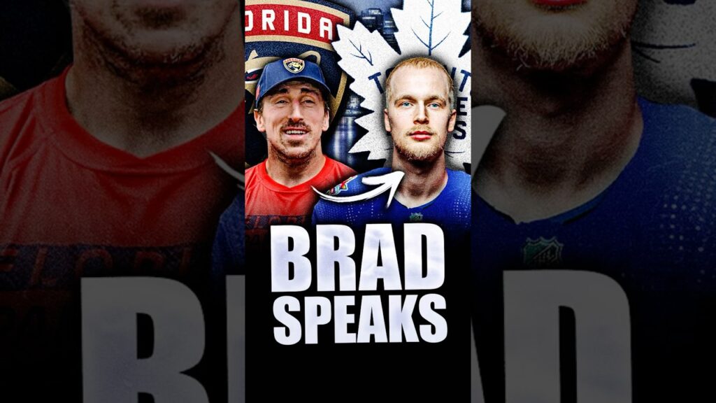 BRAD MARCHAND RÉPOND À LA DISCUSSION COMMERCIALE D&rsquo;ELIAS PETTERSSON AVEC LES MAPLE LEAFS DE TORONTO