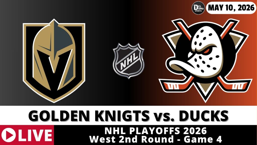 VEGAS GOLDEN KNIGHTS VS ANAHEIM DUCKS 🏒 Score du match des séries éliminatoires de la LNH Radio Play-by-Play