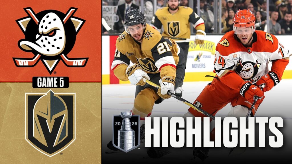 Canards contre Golden Knights | Faits saillants des séries éliminatoires de la LNH | Jeu 5 | 12 mai 2026